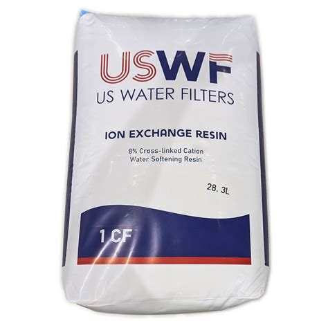 USWF 50 lbs. 1 cu. ft. Ion Exchange Water Softener Resin - WaterFilters.NET