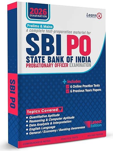 Buy SBI PO Guide for Prelims & Mains Exam with 6 Online Practice Tests ...