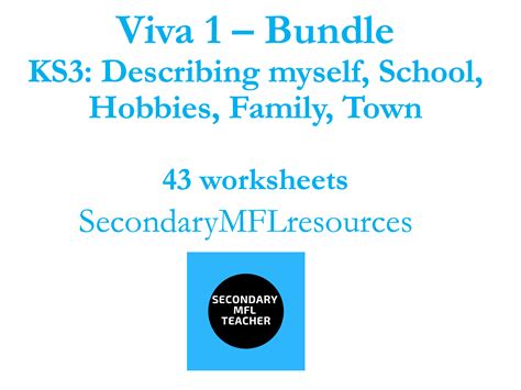 Viva 1 Spanish Bundle - 40+ Worksheets | Teaching Resources