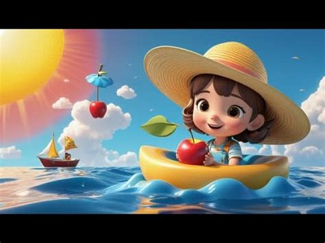 Sail the River Row Row Fun | Adventure Boat Song for Kids | Water Rhyme ...