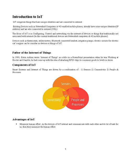 Unit-1 - Iot unit 1 - Introduction to IoT ####### IoT comprises things ...