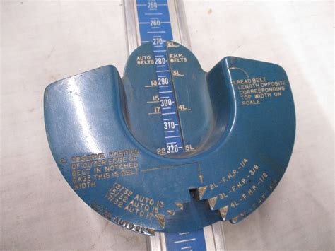 Goodyear V-belt measuring tool - Bodnarus Auctioneering