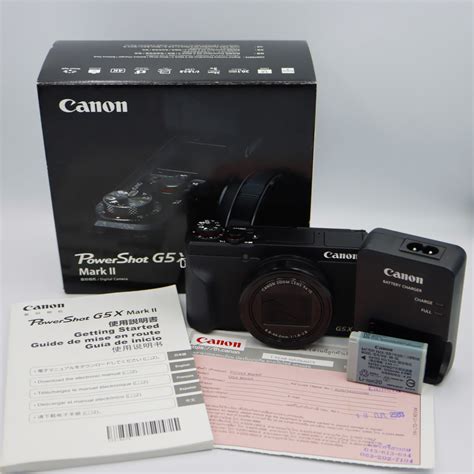 Canon PowerShot G5 X Mark II Premium Compact Camera in Box Pop Up EVF ...