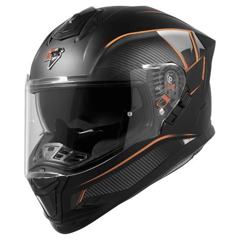 Steelbird Sbh 57 Fighter F1 Black Orange Full Face Helmet – Sparkly Helmets