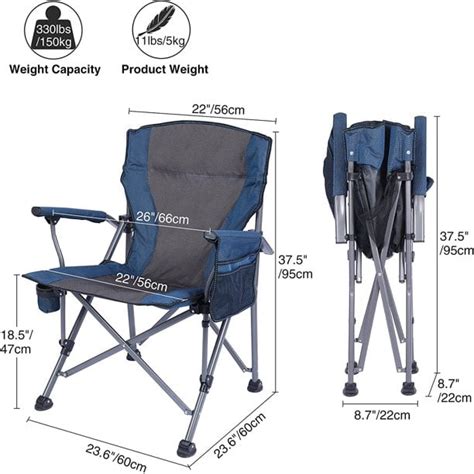 REDCAMP Oversized Folding Camping Chair for Adults | Ubuy India