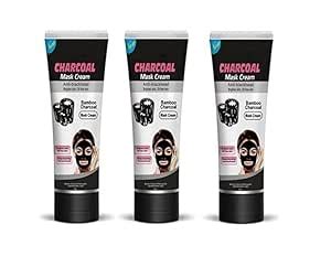 Buy Elecsera CHARCOAL WHITENING ANTI-BLACKHEAD MASK (Pack of 3) (390 g ...