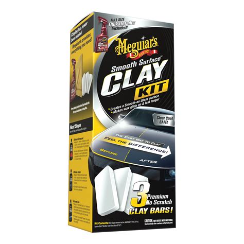 Meguiar’s Smooth Surface Clay Kit - Safe and Easy Car Claying for ...