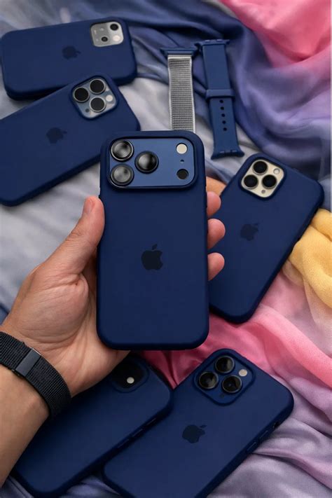 Deep Sea Blue iPhone Silicone Case | Premium Soft Touch Cover – Neas ...