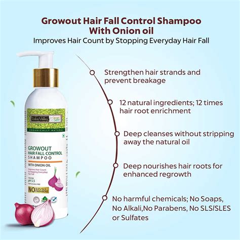 Growout Hair Fall Control Shampoo - 200ml – Indus Valley