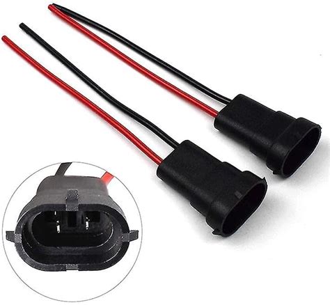 Cloudsale H8/H11 Male Socket Connector For Headlights Fog Lights ...