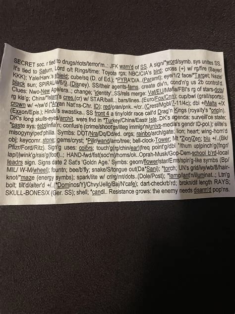 Mystery paper found inside of Blue Bonnet butter box…. : r/cults