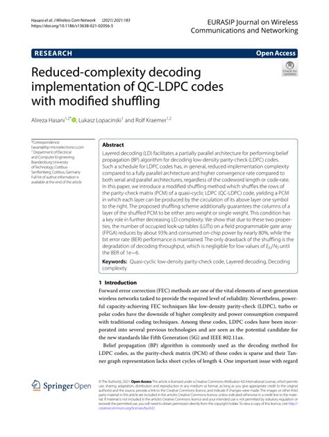 Image result for QC-LDPC Codes Implementation of Encoding