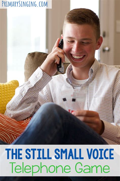 The Still Small Voice Telephone Game - Primary Singing