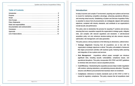 System And Service Acquisition Policy Template – ITSM Docs - ITSM ...