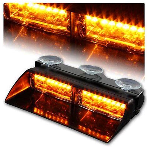 XT AUTO Car 16-led 18 Flashing Mode Emergency Vehicle Dash Warning ...