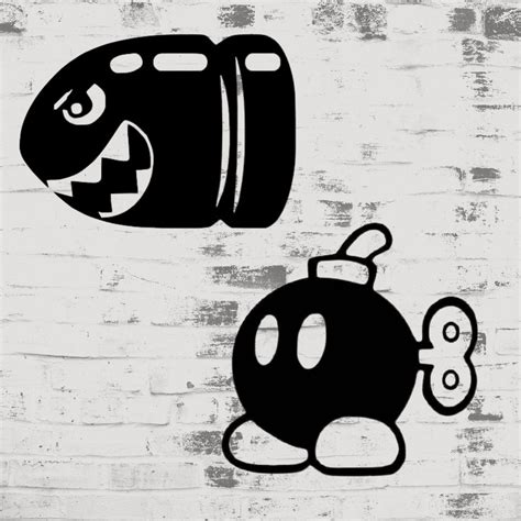 Mario Bomb Stencil
