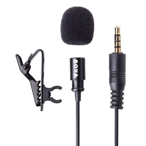 BOYA BY-LM10 Omni-directional Lavalier Microphone Video Recording Micr ...