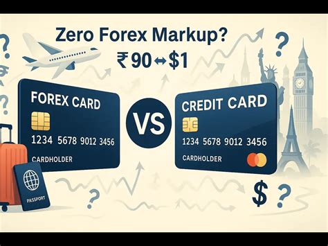 Forex card vs credit card: Here’s how you can smartly save money on ...