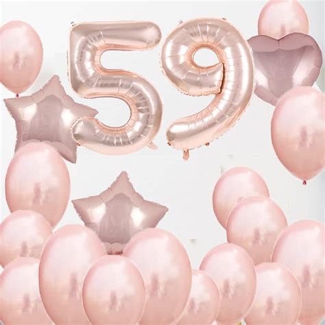 ZSNWGZ Sweet 59th Birthday Decorations Party Supplies,Rose India | Ubuy