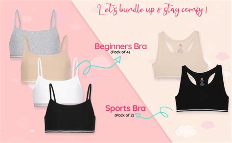 Buy CHARM N CHERISH Girls Beginners Bra, Non Padded Cotton Bras-Slip On ...