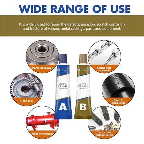 AM5639 Speed Wing Metal Repair Glue for Metal A& B Casting Repair Glue ...