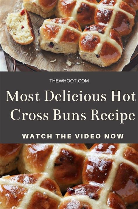 recipe for cross on hot cross buns