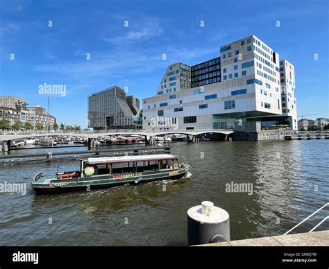Amsterdam, Netherlands. June 17, 2023. Modern architecture at IJdock in ...