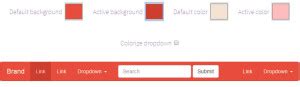 Image result for Bootstrap Navbar Color Change