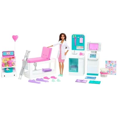 Barbie Fast Cast Clinic Playset with Brunette Barbie India | Ubuy