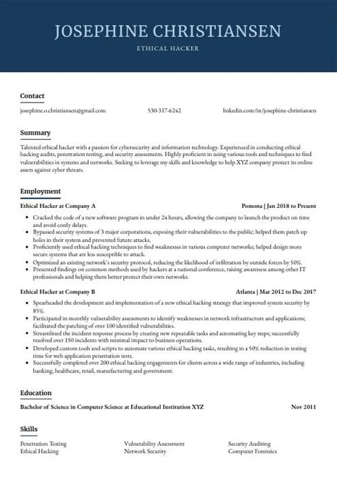 Image result for HackerRank Resume Examples