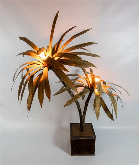 Palm tree floor lamp by Maison Jansen, 1970s | #146686
