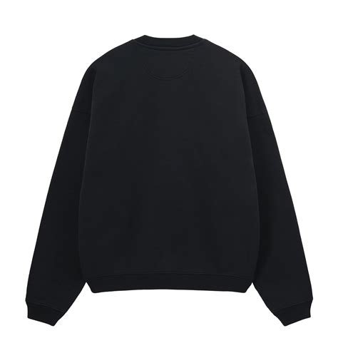 Stussy Relaxed Oversized Crew Neck Sweatshirt (Black) - 118517-BLK ...
