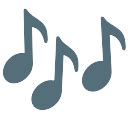 Musical notes emoji — Emoji Family