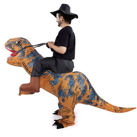 Buy Cooltop Inflatable Dinosaur Costumes for Adults Halloween Party ...