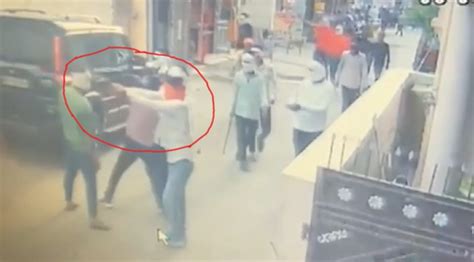 Caught On CCTV: Masked Men Fire Gun Shots At Rival's Residence In Broad ...