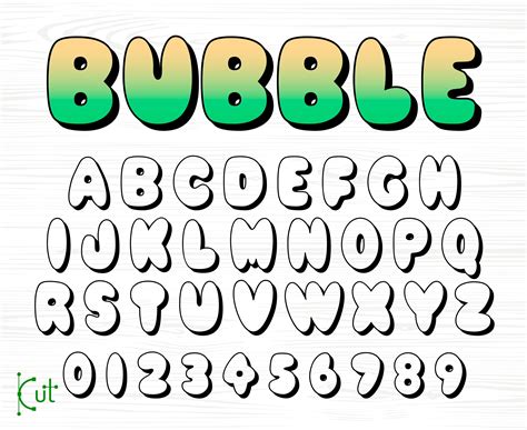 Bubbly Font Bubble Letter Font Cricut Bubble Letter Font Bubble Font ...