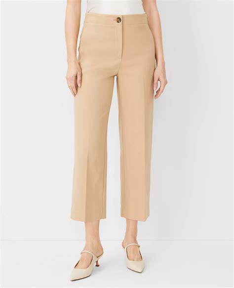 The Petite Kate Wide Leg Crop Pant