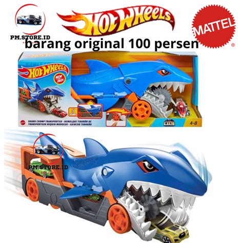 Jual track hot wheels hiu shark original mattel jalan hot wheels ...
