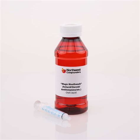 Diphenhydramine 12.5mg/5mL-Lidocaine Viscous 2%-Antacid Oral Rinse | Northwest Compounders