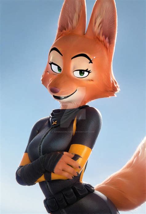 Diane Foxington by AnimsAIUniverse on DeviantArt