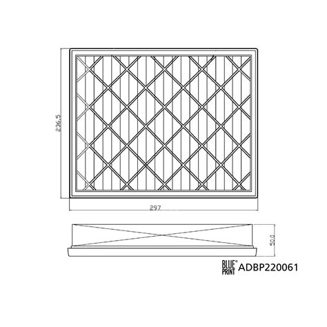 Blue Print | ADBP220061 | Air Filter | bilstein group partsfinder ...