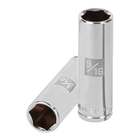 Dado largo de 9/16, 6 puntas, cuadro 3/8, Truper - Grupo Ferre-Max