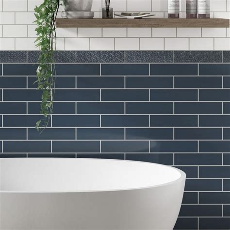 Florida Tile Emotive 3" x 12" Pressed Listellos Glossy Ceramic Tile