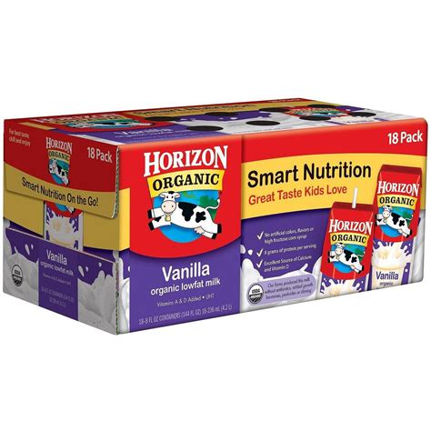 Horizon Vanilla Organic Milk - 8 oz. boxes (18 pk.) – My Kosher Cart
