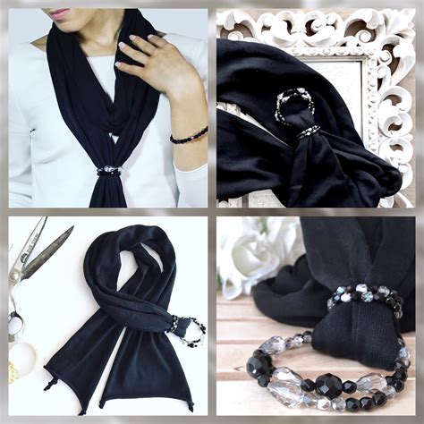 Black Scarf Women scarves | Fashion, Scarf styles, Stylish scarves