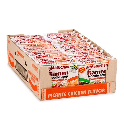 Maruchan Ramen Picante Chicken, Instant Ramen Noodles, Ready to Eat ...