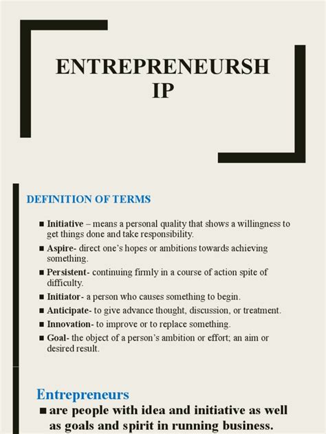 Key Characteristics of Entrepreneurship 的图像结果