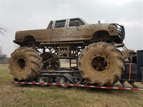 Lifted Ford Mud Truck