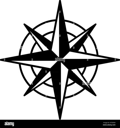 Compass rose, world directions, map compass icon Stock Vector Image & Art - Alamy