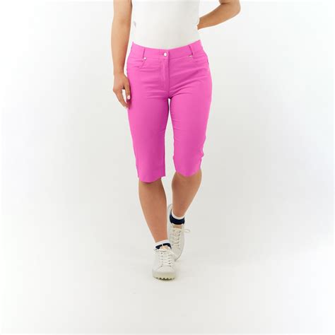 Pure Ladies Bermuda Short in Azalea Pink – GolfGarb